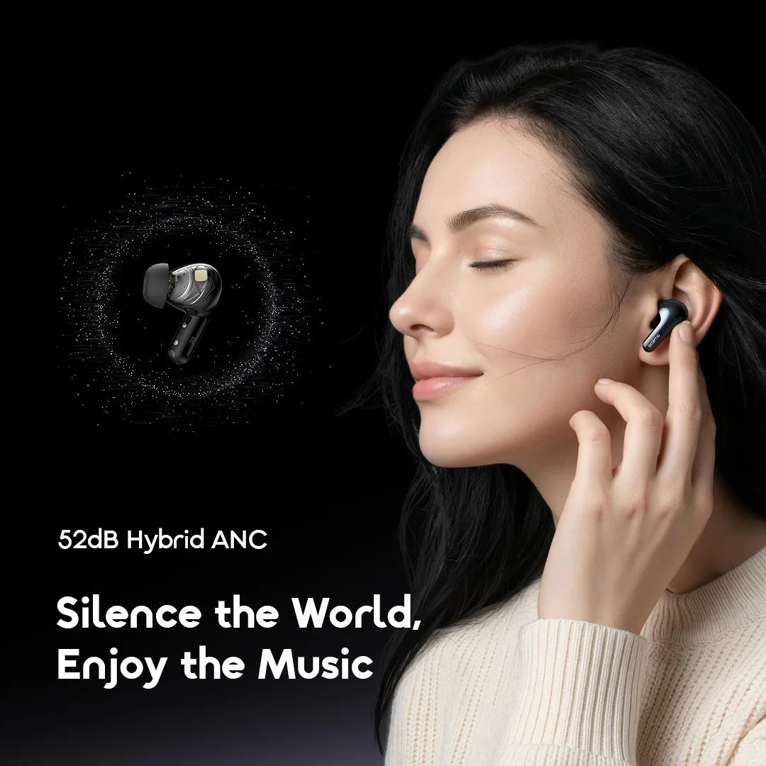 oraimo SpaceBuds 2 AI Smart 45hrs Playtime True Wireless Earbuds